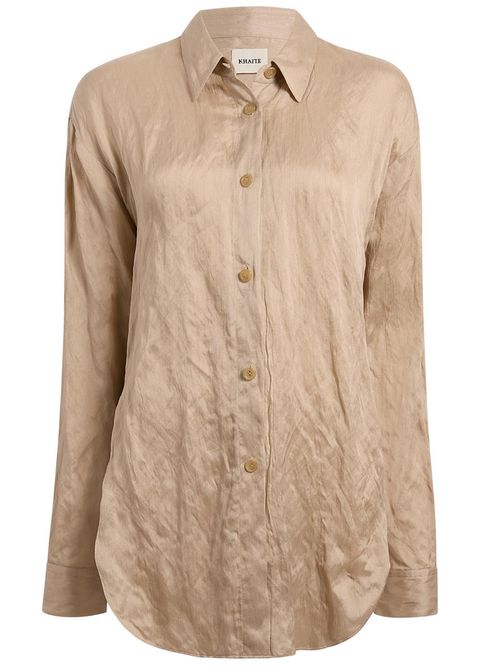 Refined Relaxed Shirt with Dropped Shoulders - Size S