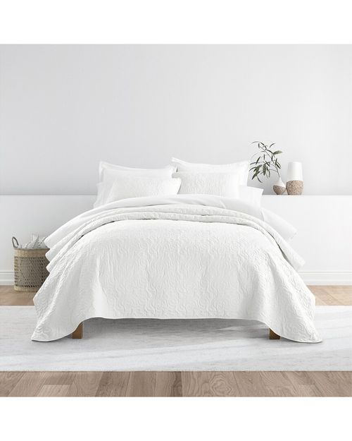 All Season Floral Stitch Quilt Set