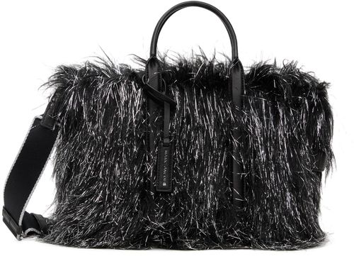 Black &amp; Silver Mini The Creature Tote Bag