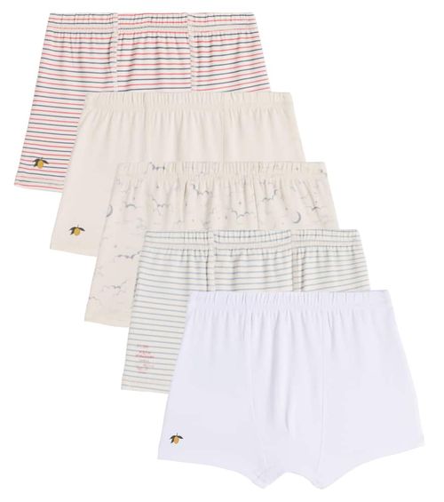 Konges Sløjd Set of 5 cotton-blend boxer briefs
