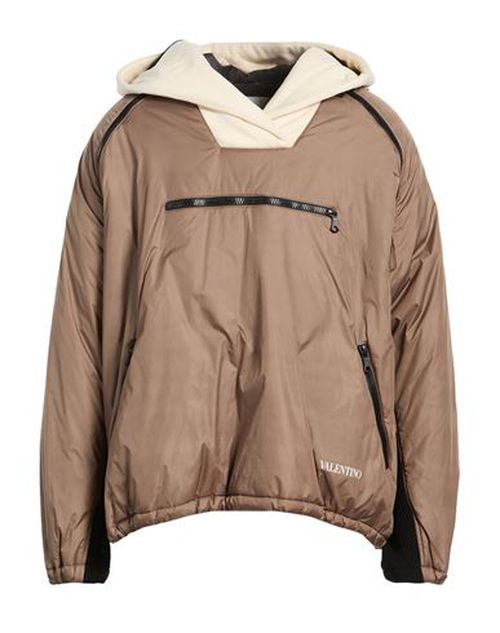 Man Jacket Taupe Size M Virgin Wool, Polyamide, Elastane, Wool
