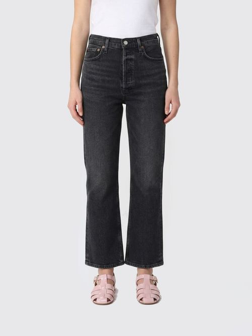 Jeans Woman color Black