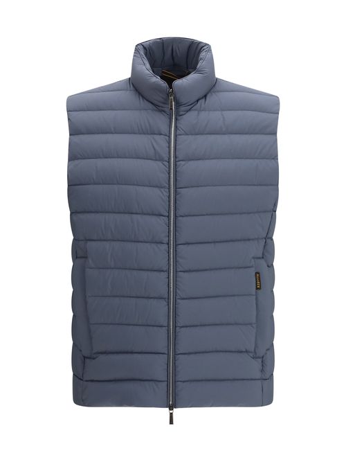 Quilted Boudin Padding Gilet — Blue