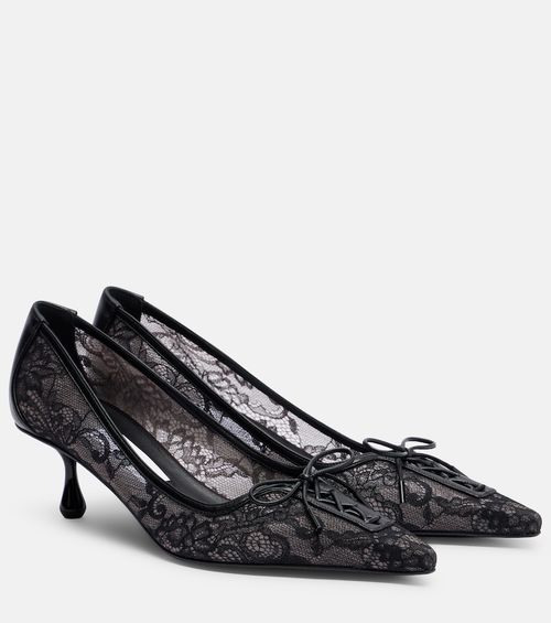Scarlett lace pumps