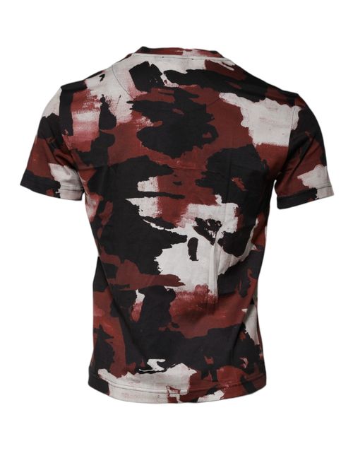 Camouflage Cotton T-Shirt — Multicolor