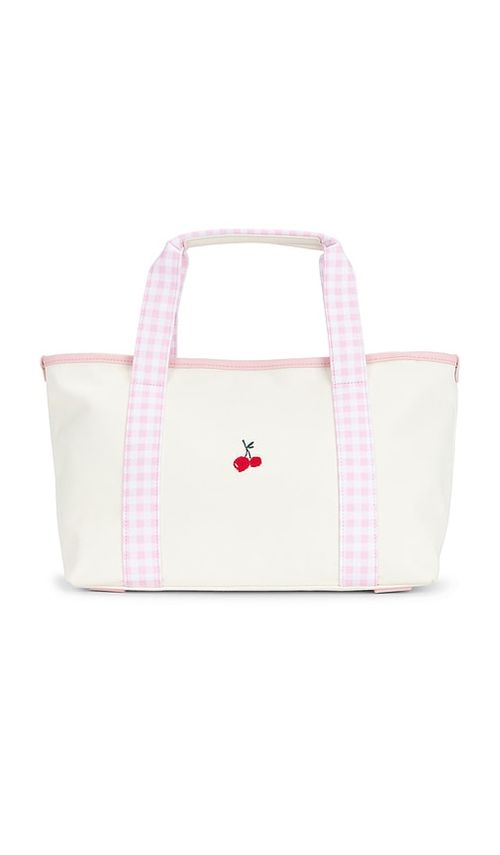 Malbon bolso tote lorna en color blanco, rosado a