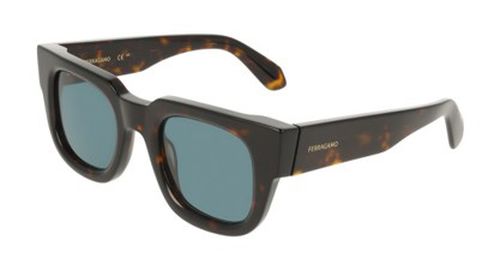 Blue Rectangular Mens Sunglasses SF2106S 242 49