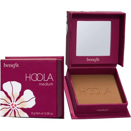 Benefit Womens Hoola Medium Matte Powder Bronzer - 8g for a Sun-Kissed Glow Silk - One