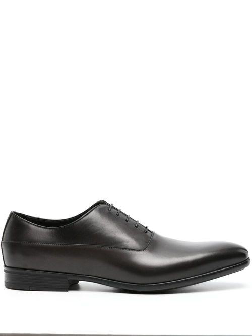 Patent leather Oxford shoes - Black