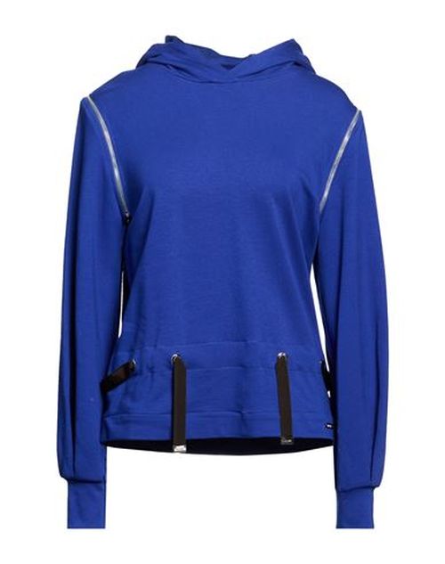 Woman Sweatshirt Blue Size 4 Cotton, Elastane