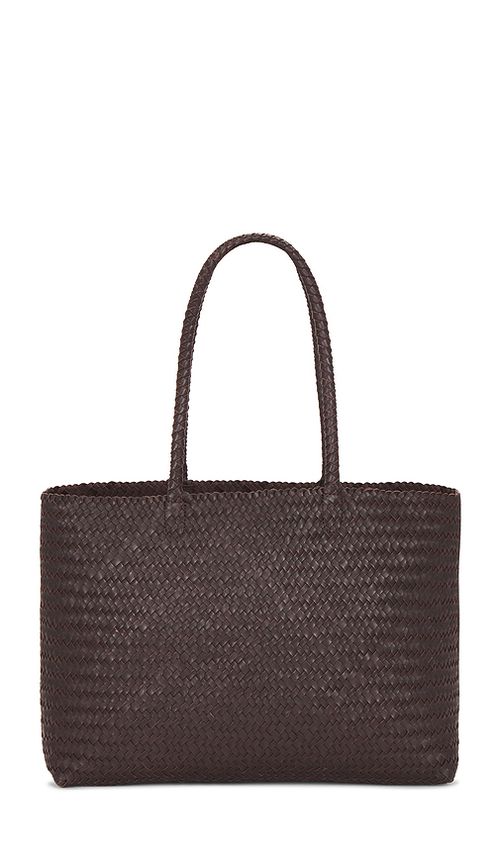 Madewell Handwoven Tote in Chocolate