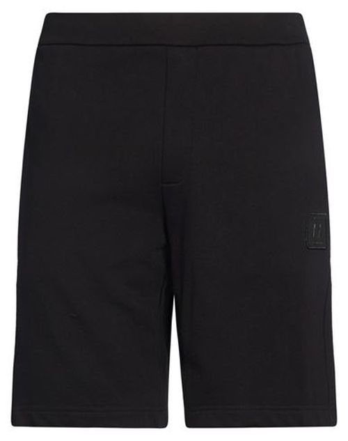 Man Shorts & Bermuda Shorts Black Size L Cotton