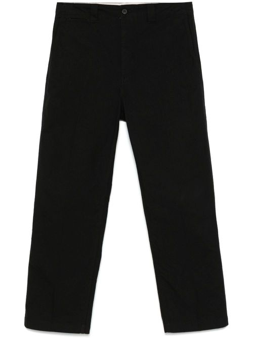 Loose-fit trousers - Black