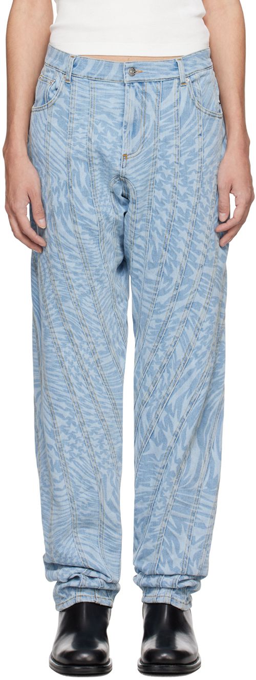 Mugler Blue Star Jeans