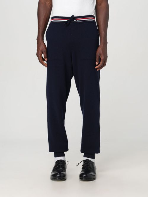 Pants Men color Blue