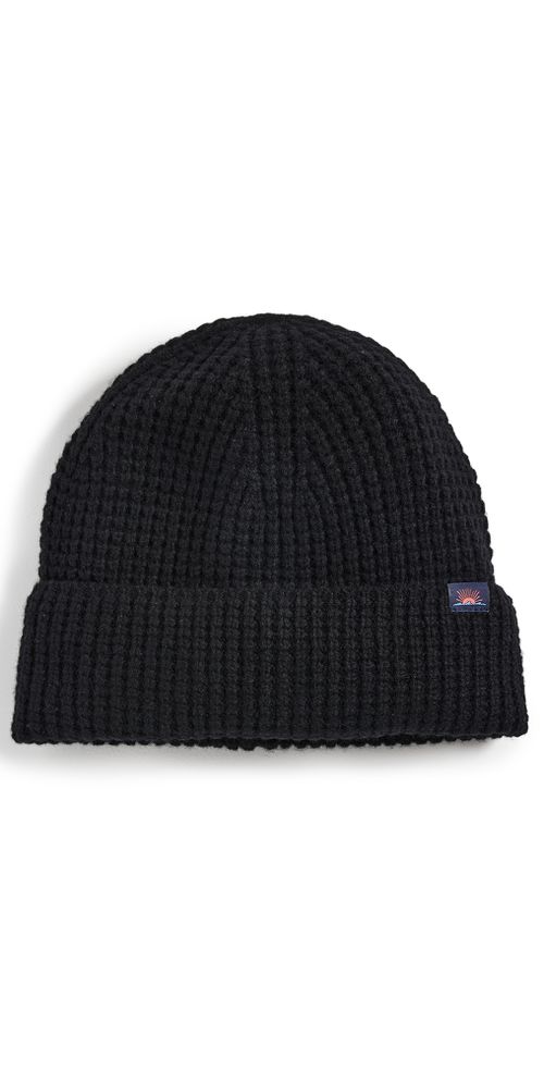 Waffle Beanie Black One Size