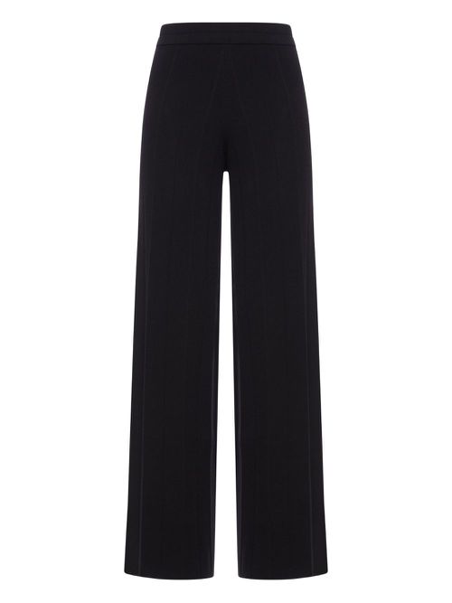 Lama high-waisted trousers - Black