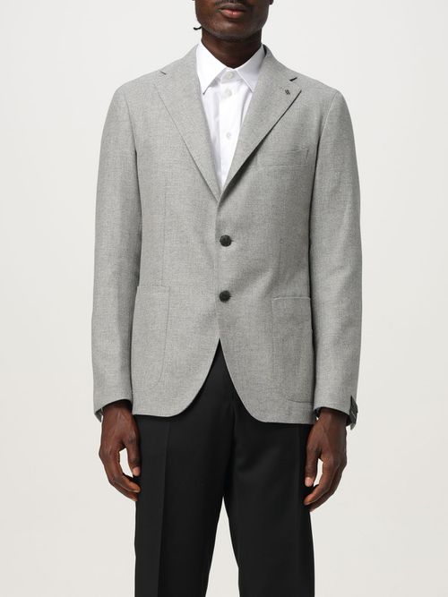 Blazer Men color Grey