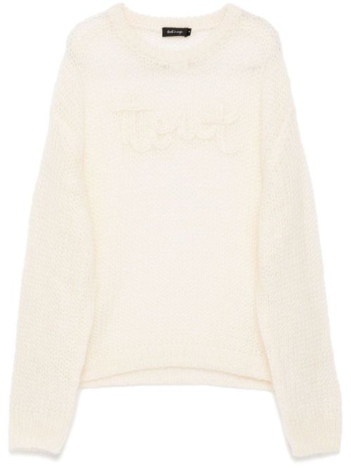 Embroidered logo jumper - Neutrals