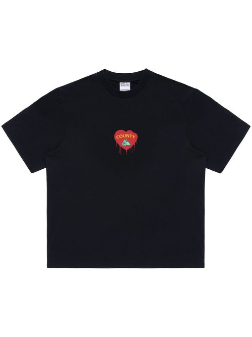 Bunny Heart T-shirt - Black