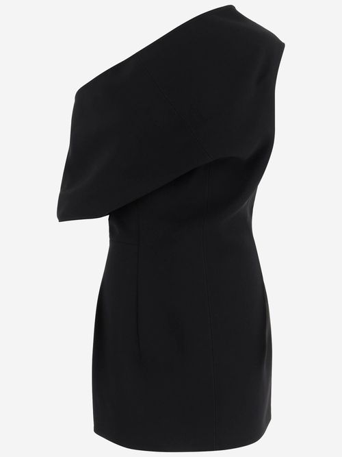 One-shoulder Fish Dress