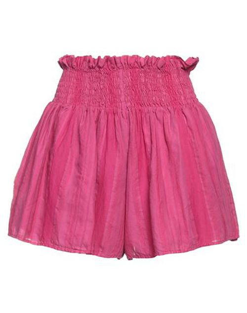 Woman Shorts & Bermuda Shorts Fuchsia Size S Cotton, Viscose