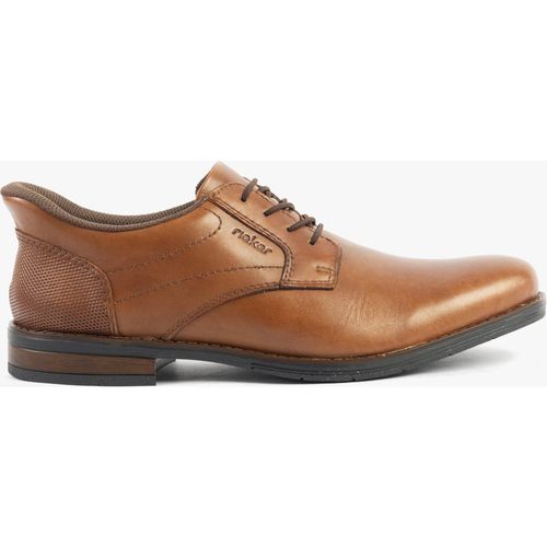 Rieker 10353-24 Mens Shoes Brown Leather - 9.5 Wide Fit UK Shoe