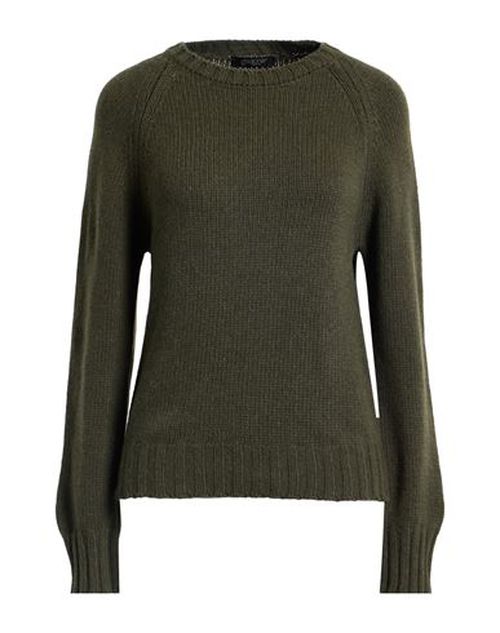 Woman Sweater Military green Size 8 Cashmere