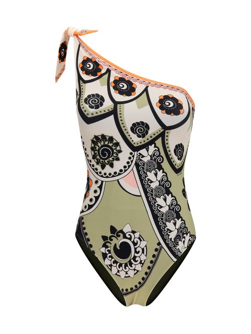 Goddess One-Piece Swimsuit — Multicolor