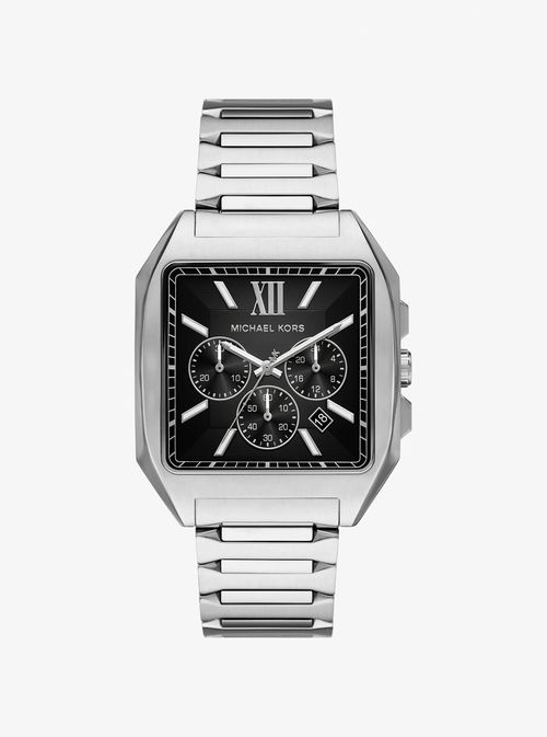 Hayes Oversized Silver-Tone Sport Watch in Silver - One Size by