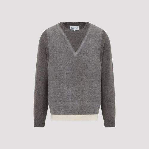 Men's Fused Knit Virgin Wool Sweater