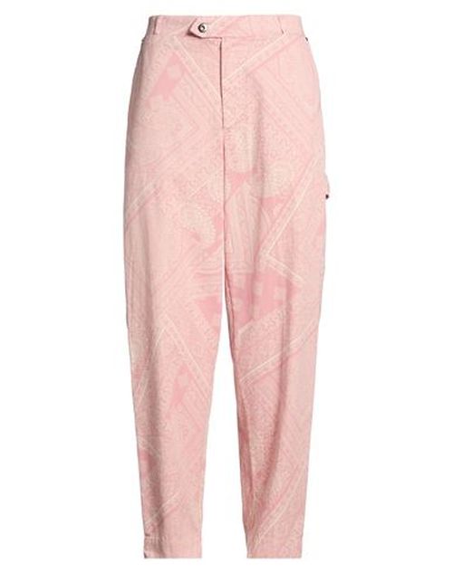 Man Pants Pink Size L Cotton