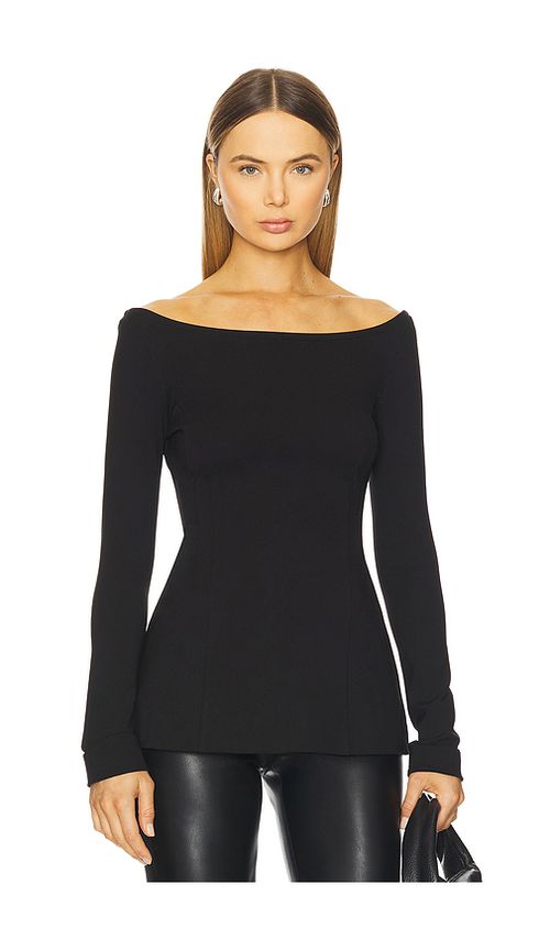 Favorite Daughter Cold Shoulder Top in Black. 8 also , 10, 12, 2