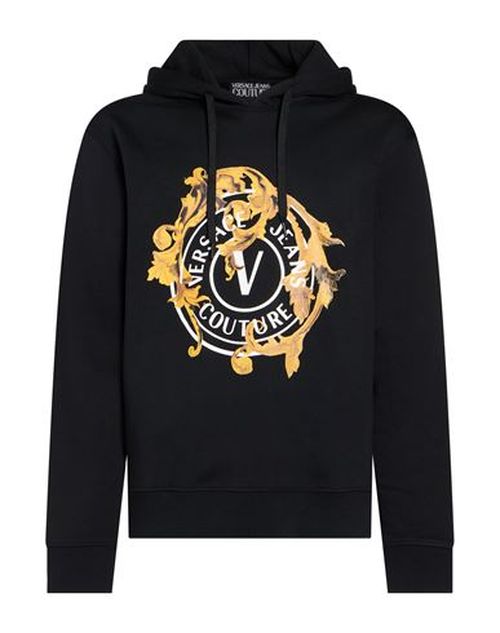 Man Sweatshirt Black Size L Cotton