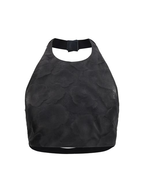 Fumetto Crop Top — Black
