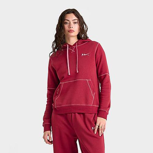 Women's Sportswear Valentine's Day Club Fleece Hoodie in Team Crimson/Peony