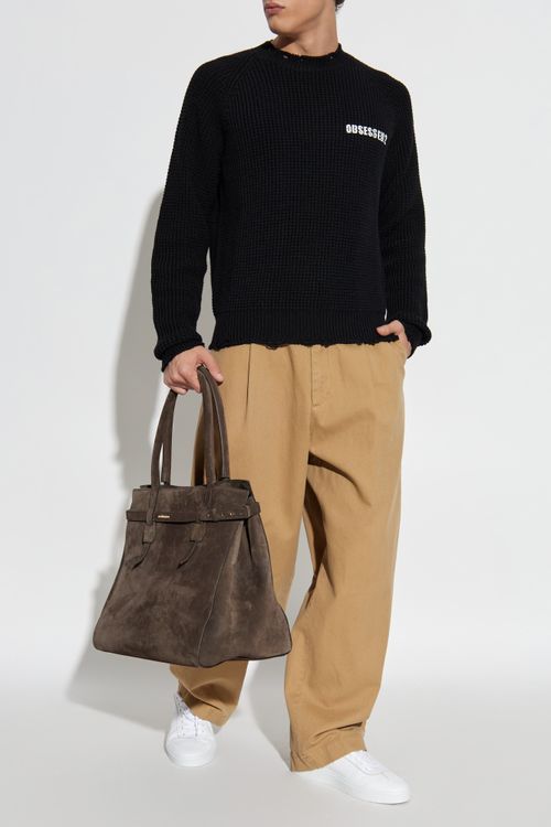 Sweater With Logo, Men's, Black