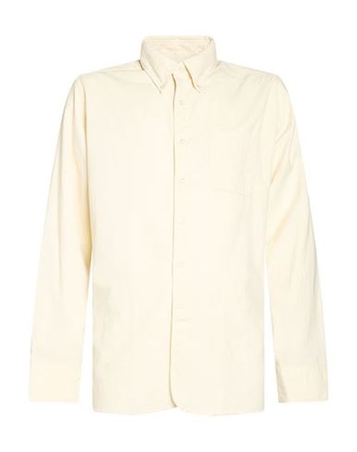 Man Shirt Cream Size L Cotton