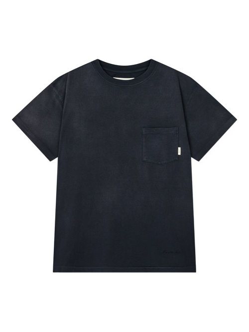 Pocket-detail T-shirt - Black