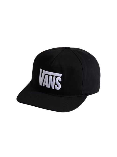 VANS Cappello da baseball 'VANS DROP V LOGO SNAPBACK CAPPELLO' nero