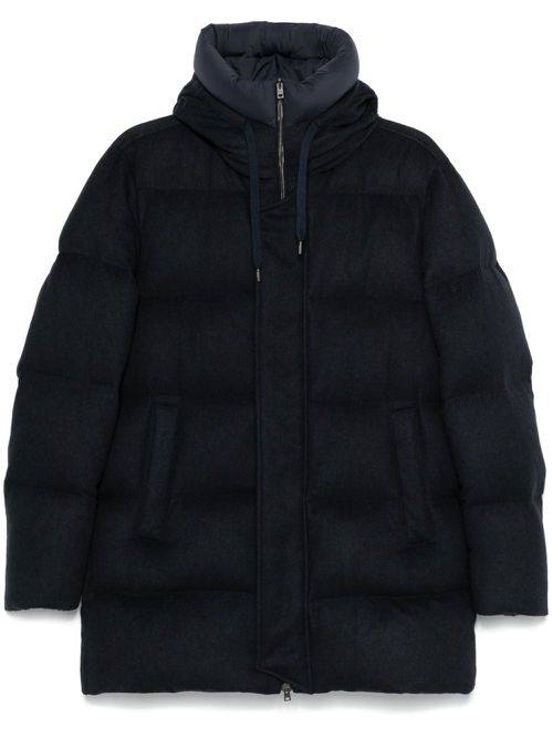 Water-repellent bomber jacket - Blue