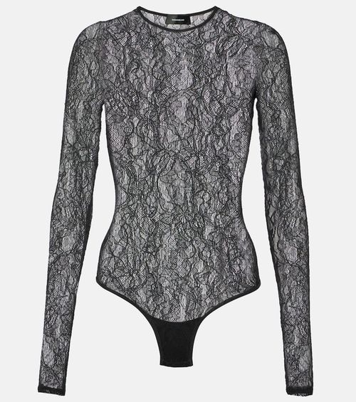 Wardrobe. NYC Floral lace bodysuit