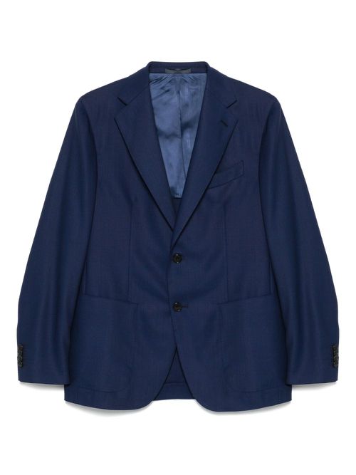 Caruso wool blazer - Blue