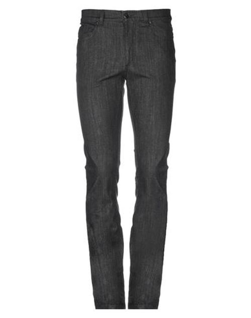 Man Jeans Charcoal Size 30 Cotton, Elastane