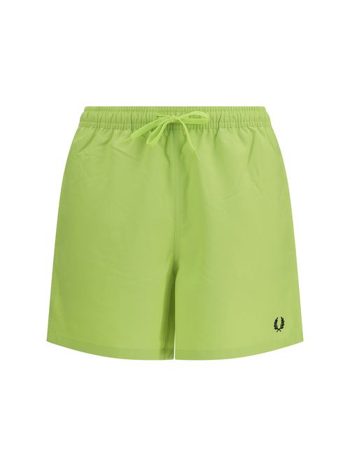 Recycled Polyester Swim Shorts — Green