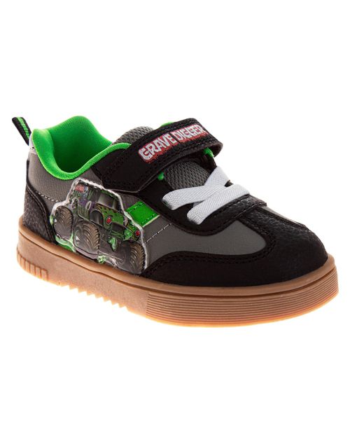 Little Boys Comfortable Casuals Sneaker - Black grey