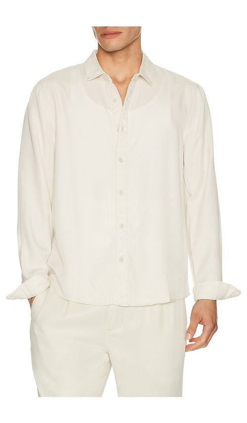 Onia Lyocell Overshirt in Neutral. - XL/1X also in L