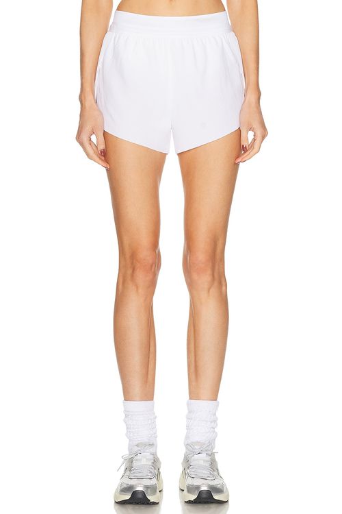 Nike Aeroswift Dri-FIT Mid-rise Brief-lined 3 Running Short in White