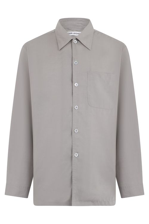 Classic Long-Sleeved Button-Up Shirt