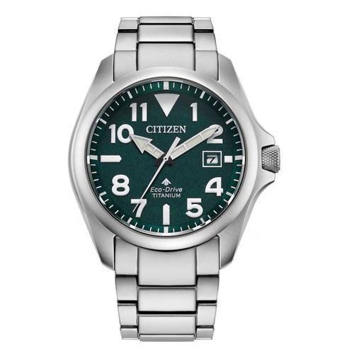 Promaster Tough Eco-Drive Green Dial Mens Watch BN0241-59W